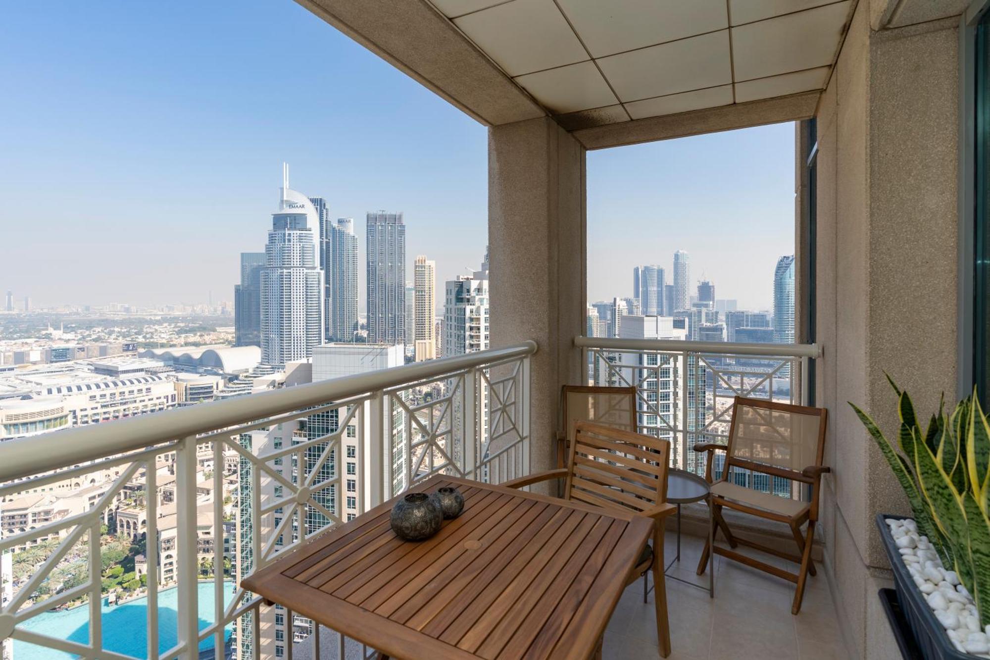 Prestige Living 2Br With Full Burj Khalifa And Fountain View By Auberge Dubai Esterno foto