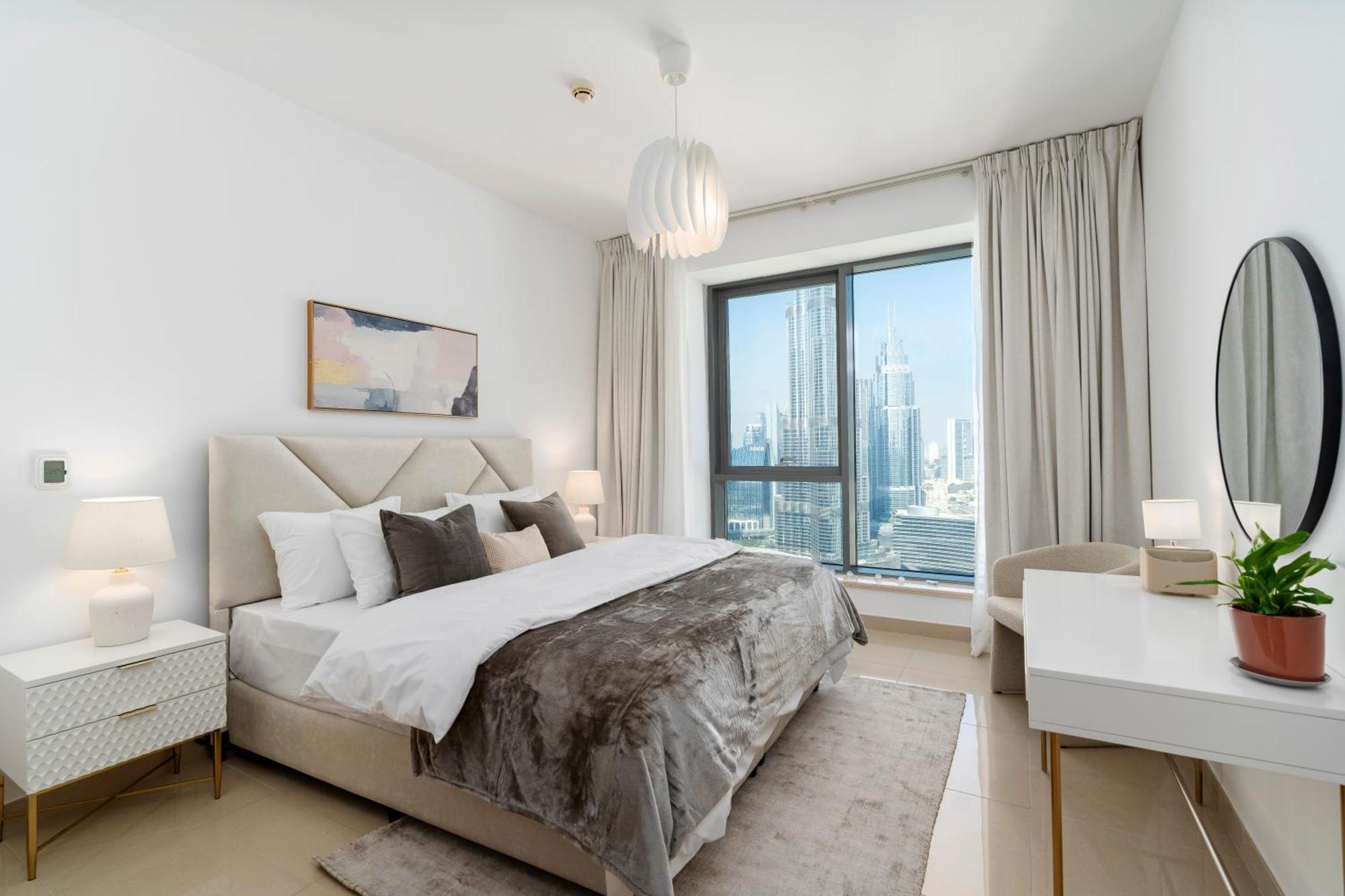 Prestige Living 2Br With Full Burj Khalifa And Fountain View By Auberge Dubai Esterno foto