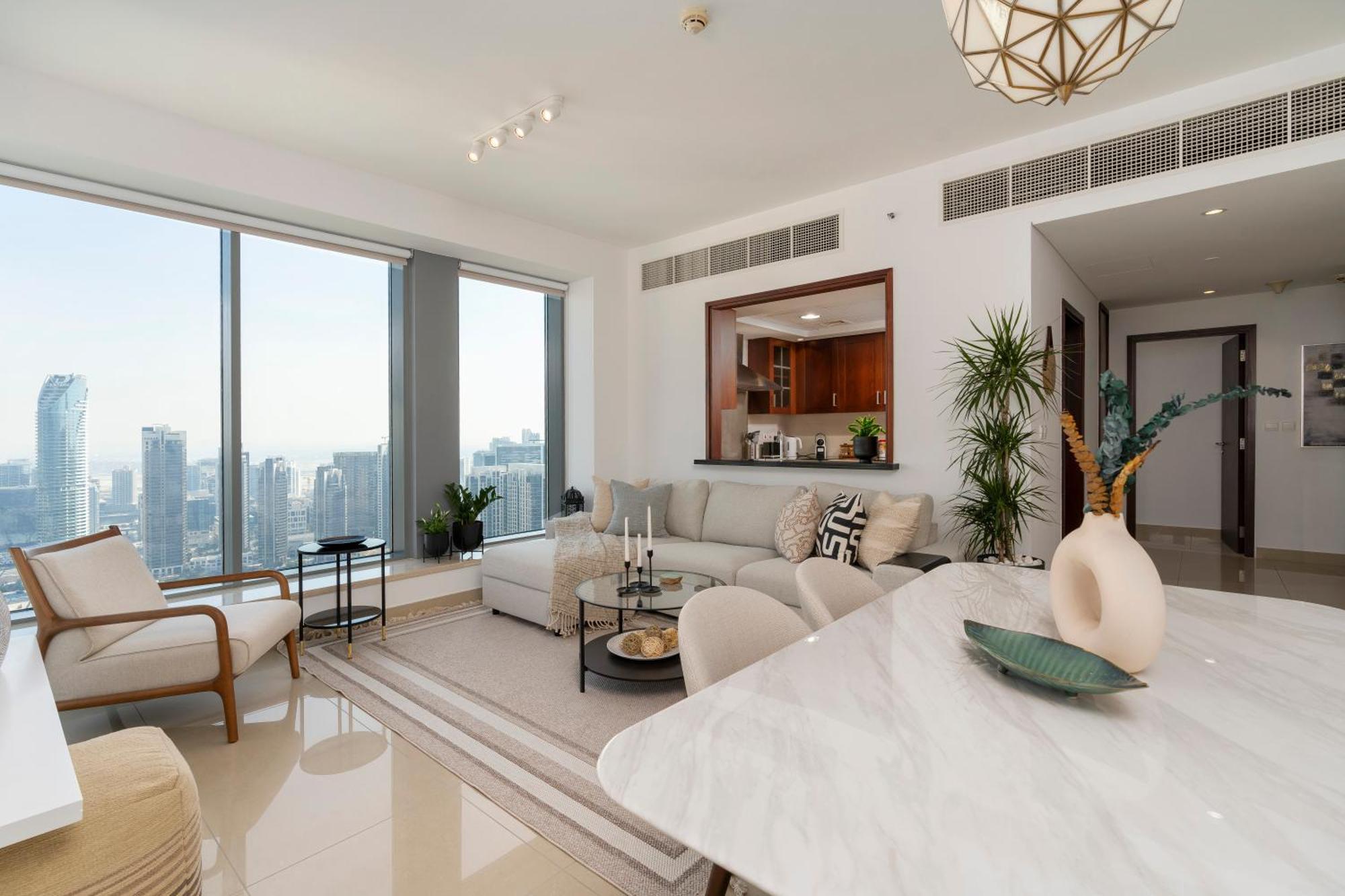 Prestige Living 2Br With Full Burj Khalifa And Fountain View By Auberge Dubai Esterno foto