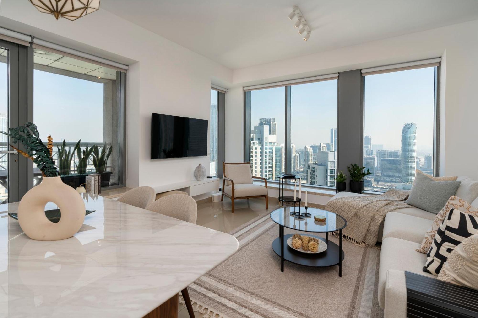 Prestige Living 2Br With Full Burj Khalifa And Fountain View By Auberge Dubai Esterno foto